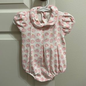 Pink pumpkin/fall bubble. 9m